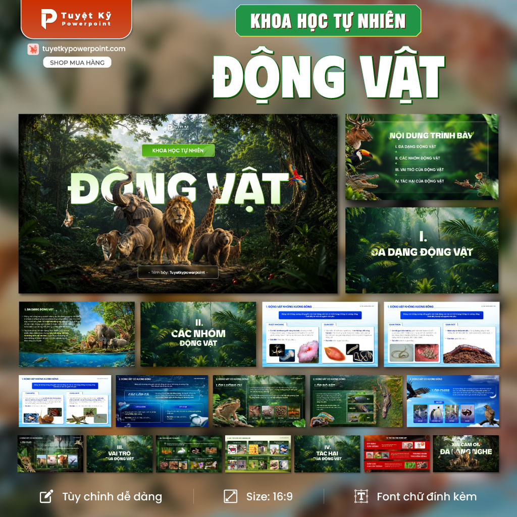 khoa học tự nhiên động vật