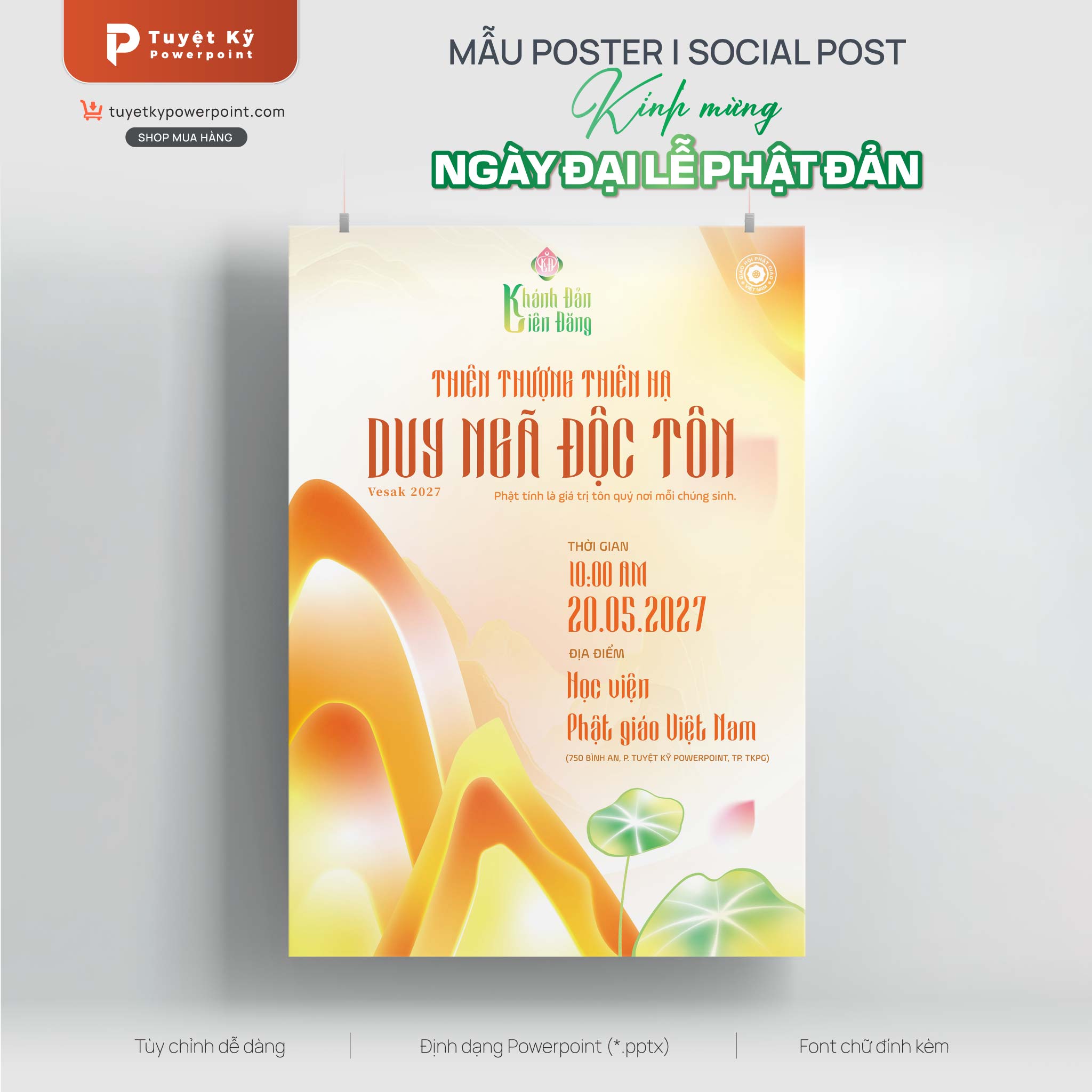 poster lễ phật đản