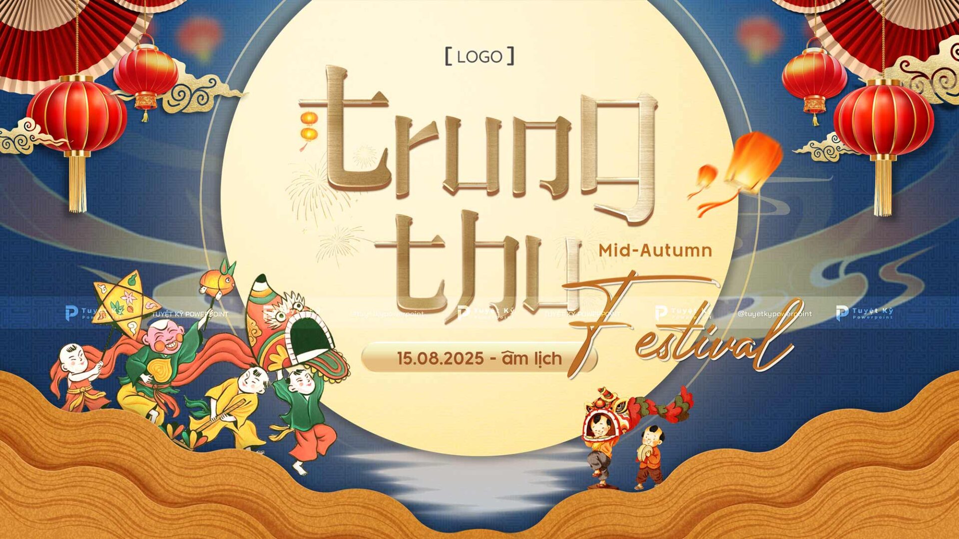 backdrop banner trung thu mid autumn festival