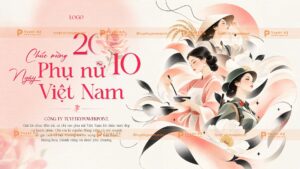 backdrop ngày phụ nữ việt nam 20/10