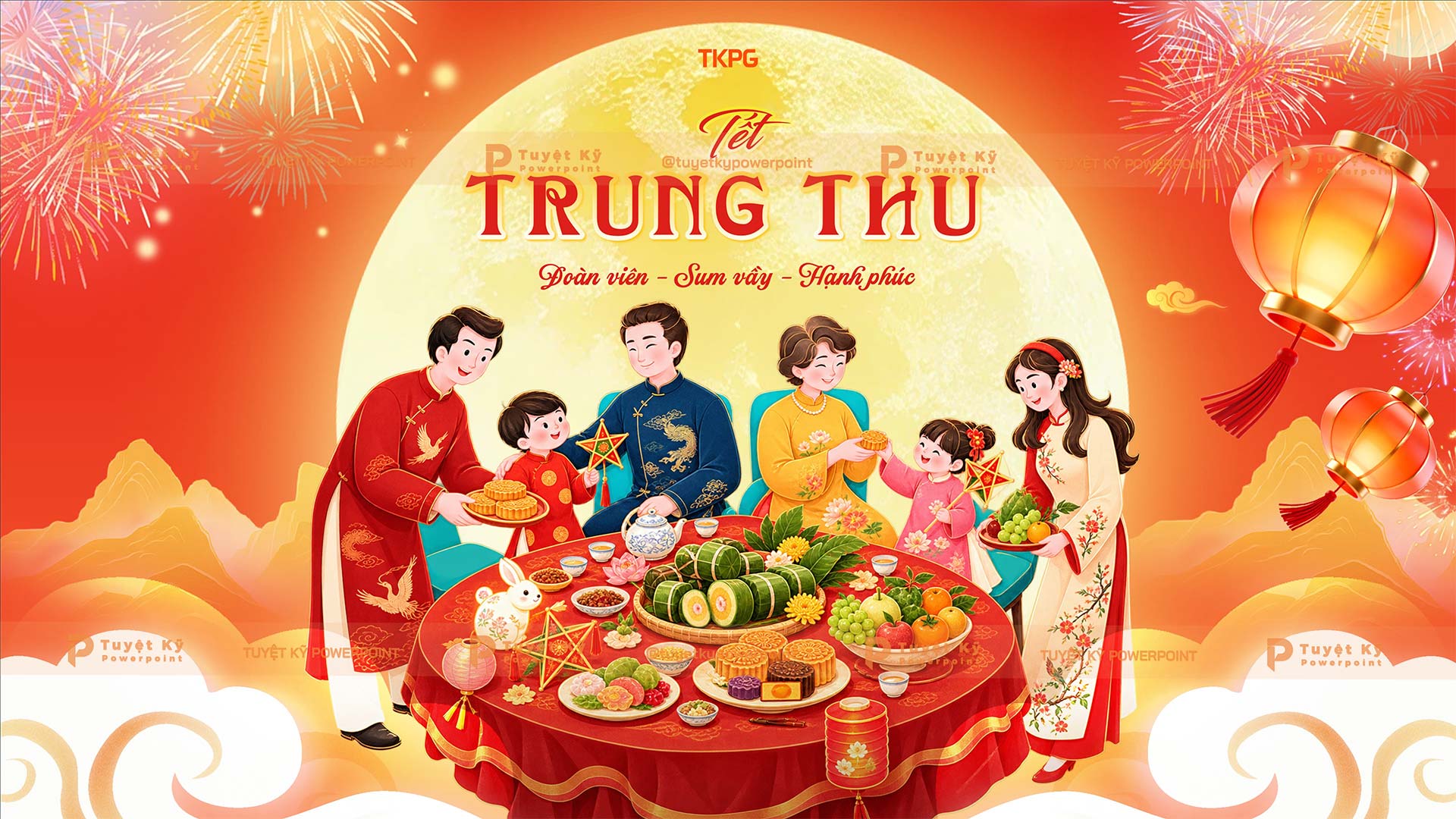 backdrop trung thu