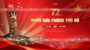 backdrop banner ngày giải phóng thủ đô