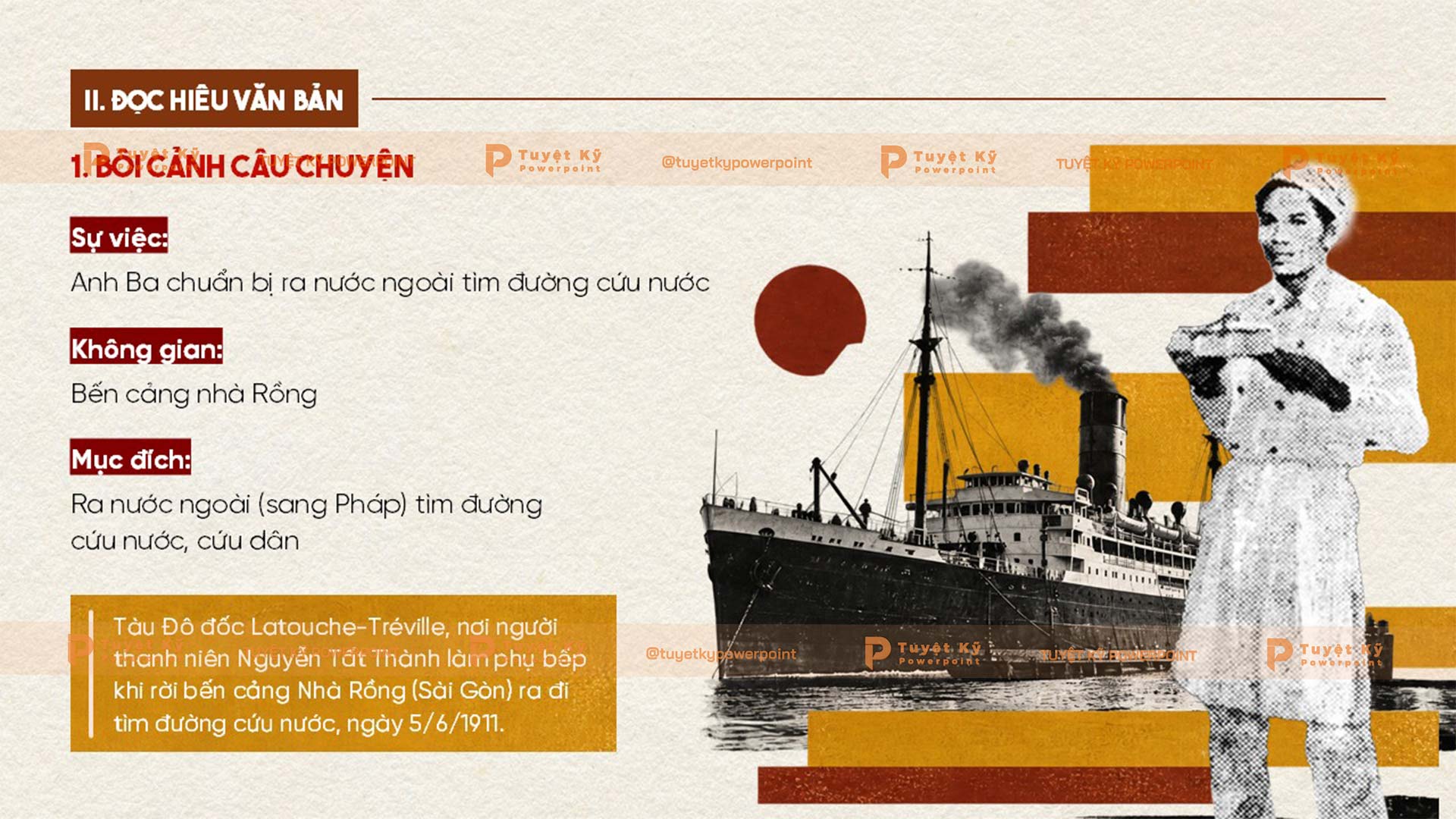 bối cảnh tác phẩm bến nhà rồng năm ấy