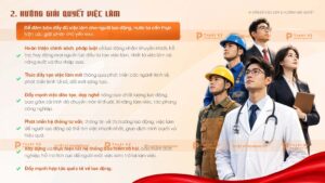 hướng giải quyết việc làm