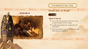 khoa học kĩ thuật văn minh ai cập thời cổ trung đại