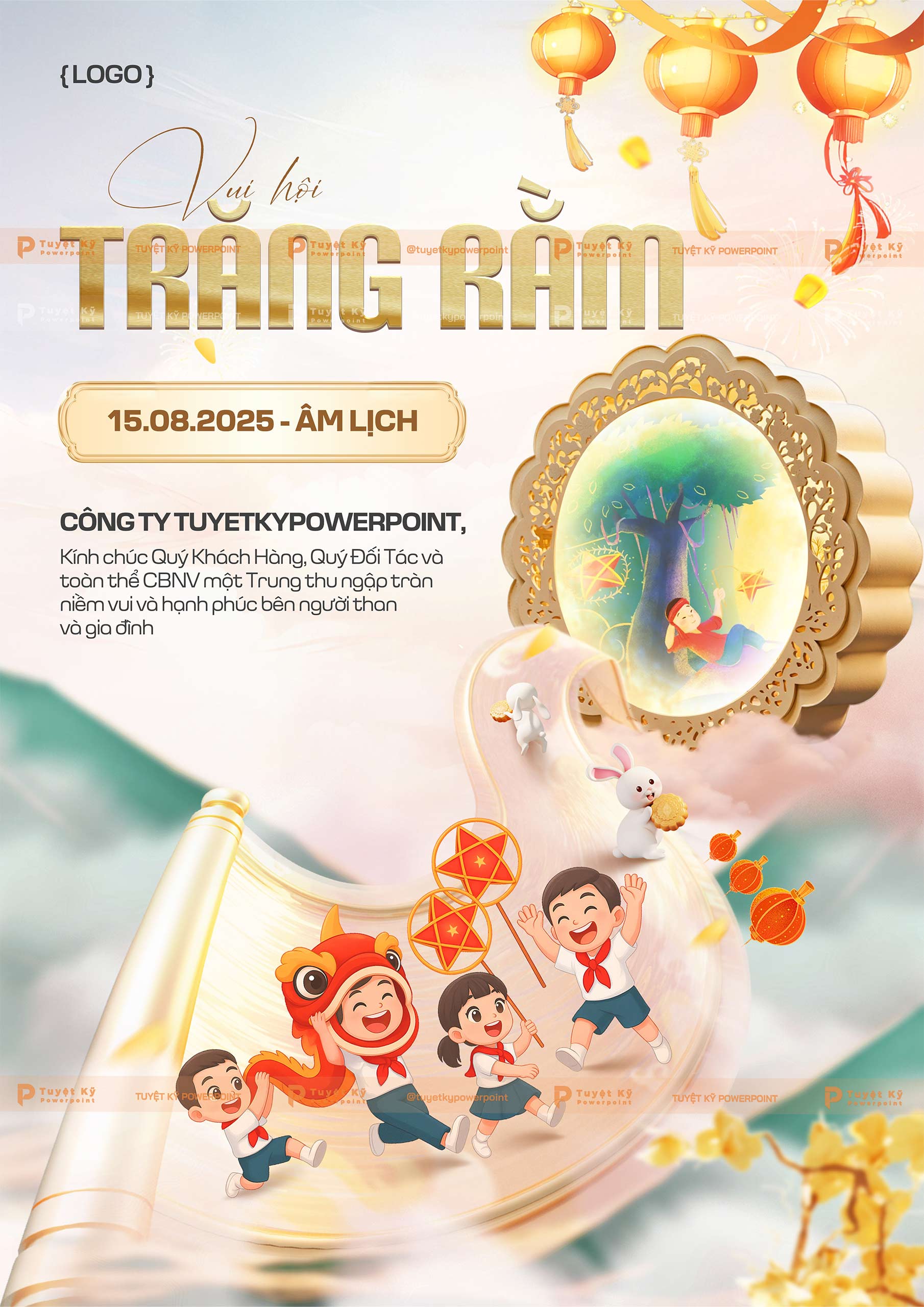 thiệp chúc mừng trung thu tết đoàn viên