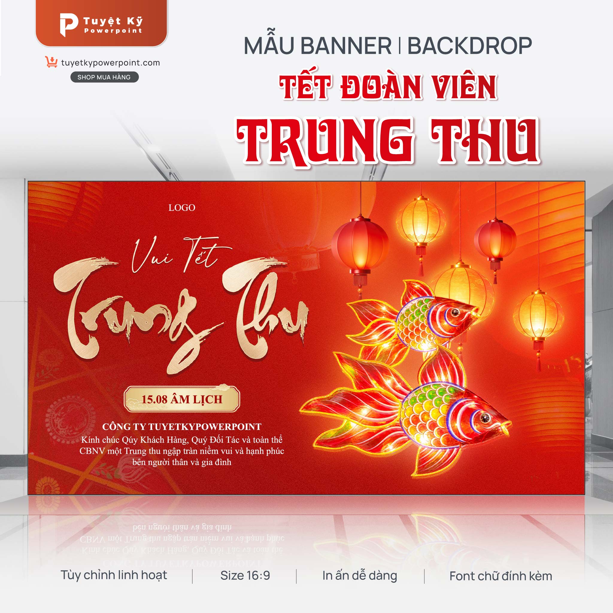 backdrop trung thu