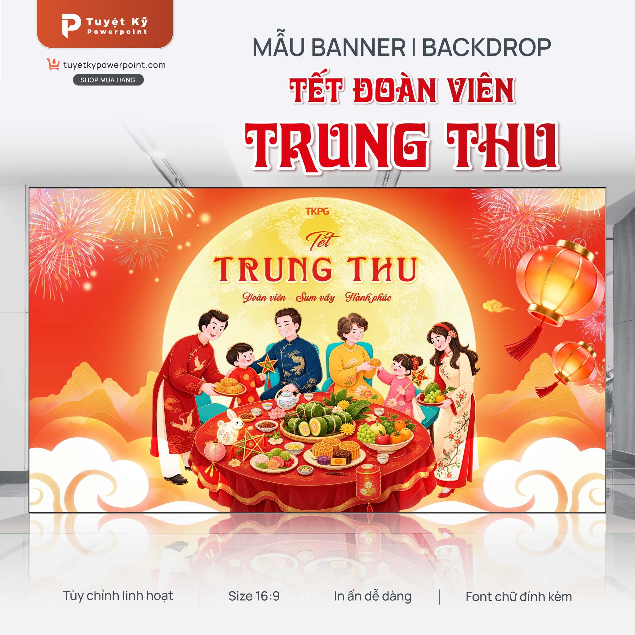 backdrop trung thu