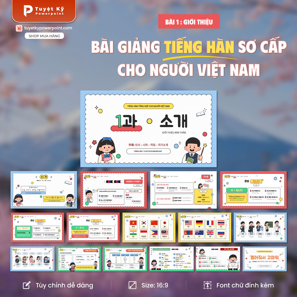 bài giảng tiếng hàn sơ cấp cho người việt