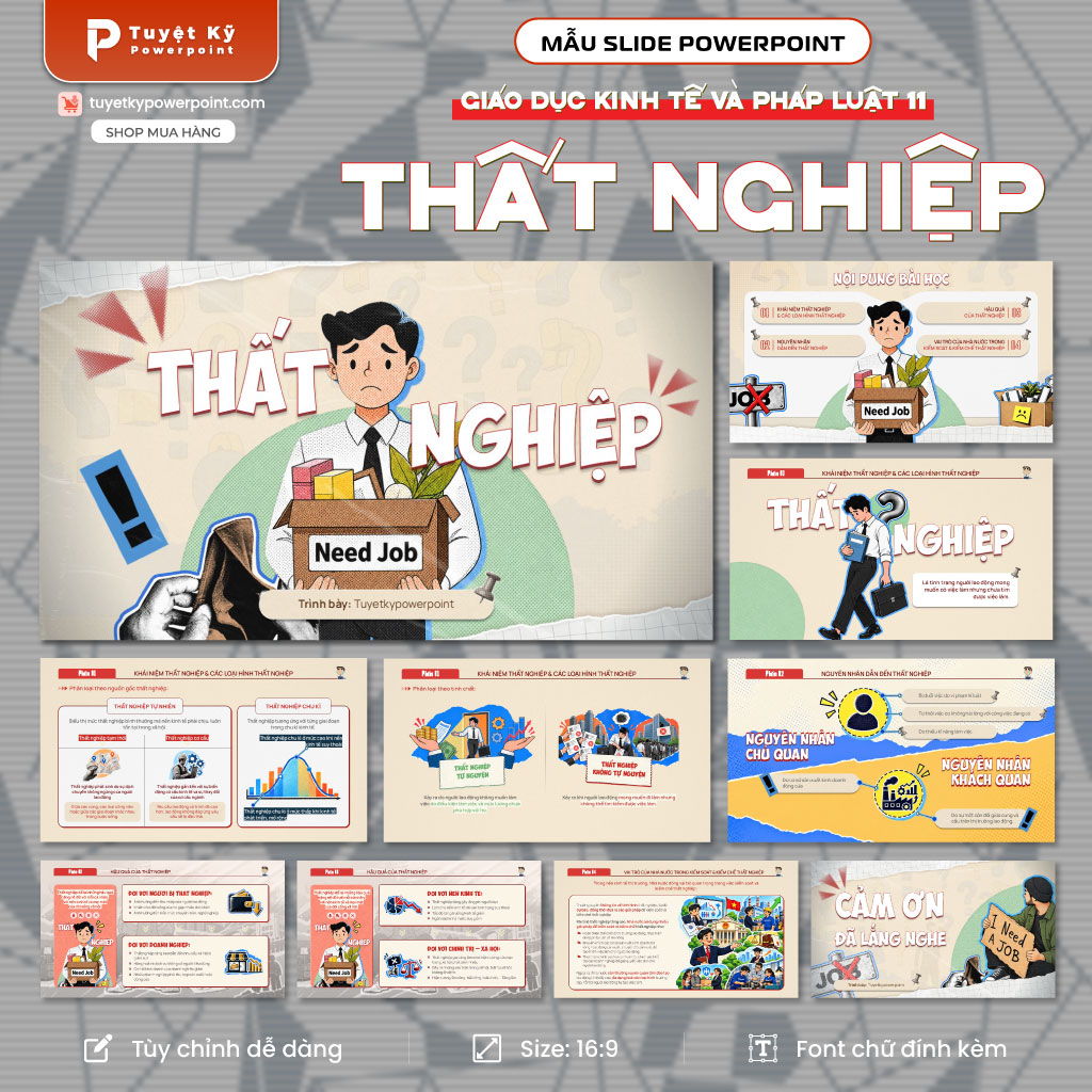 giáo dục kinh tế và pháp luật 11 thất nghiệp