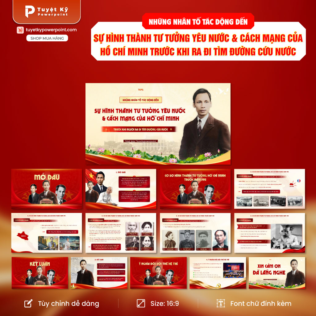 những nhân tố tác động đến tư tưởng yêu nước và cách mạng của hồ chí minh trước khi ra đi tìm đường cứu nước