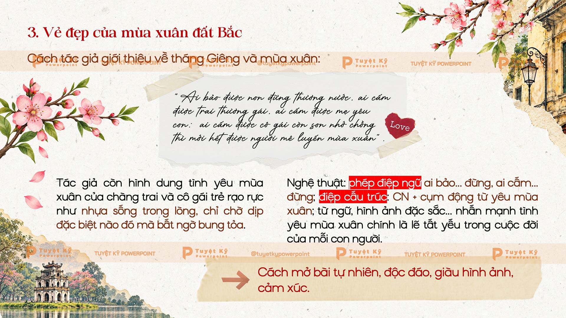 vẽ đẹp của mùa xuân đất bắc
