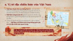 vị trí chiến lược của việt nam