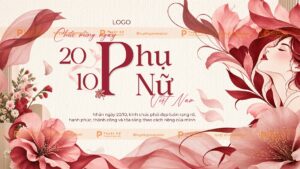 backdrop mừng ngày phụ nữ việt nam 20/10