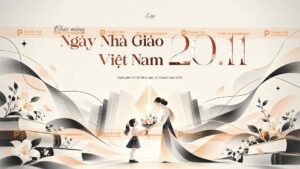 backdrop ngày nhà giáo việt nam 20/11