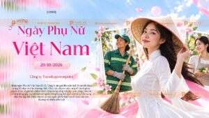 backdrop ngày phụ nữ việt nam