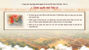 chính quyền thời tiền lê