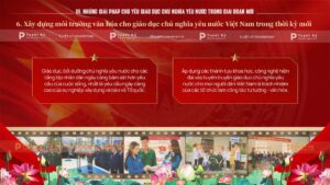 giải pháp cho giáo dục chủ nghĩa yêu nước trong giai đoạn mới