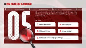 kiểm tra số liệu và trích dẫn