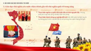 nội dung giáo dục chủ nghĩa yêu nước trong giai đoạn mới
