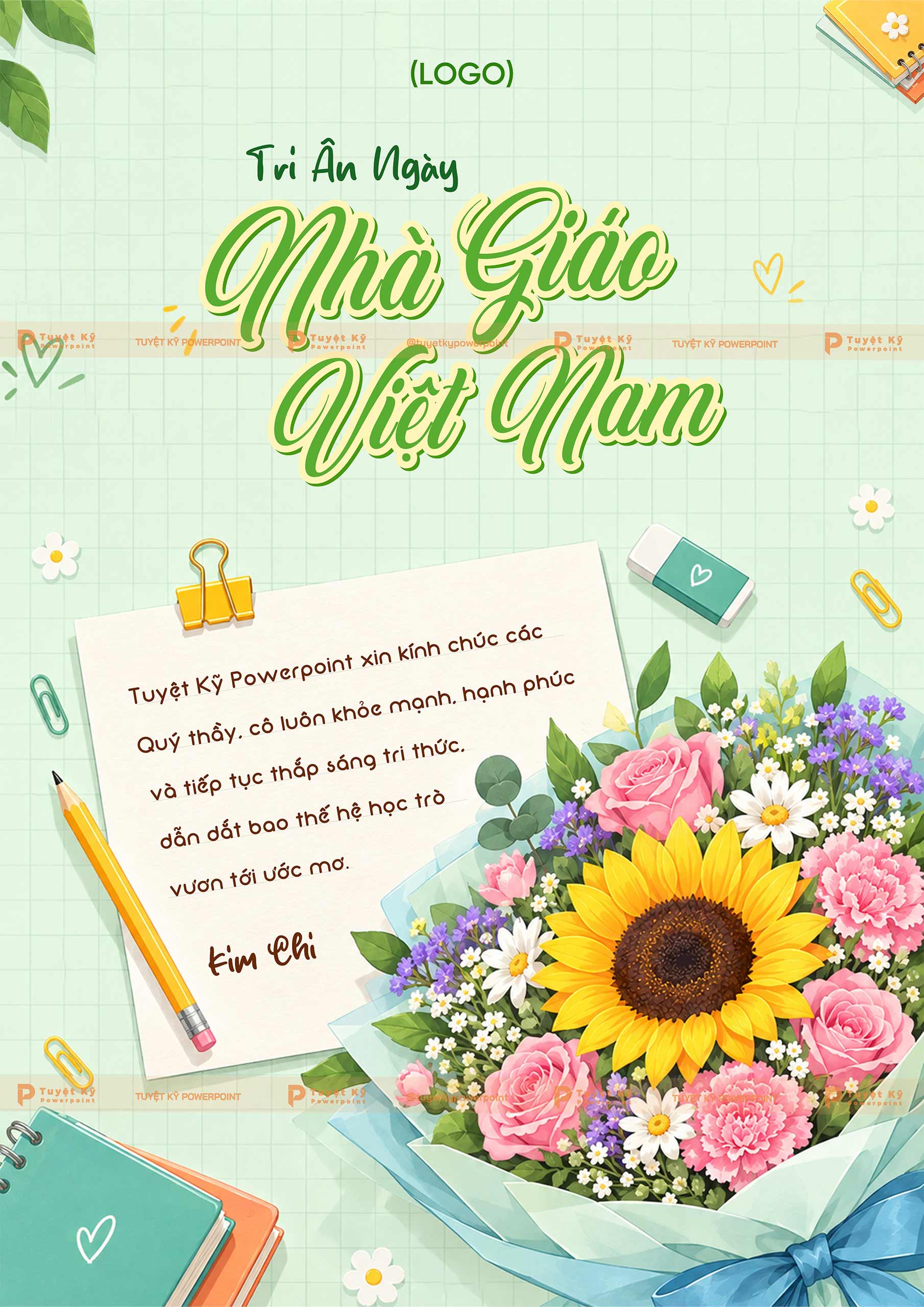 poster ngày nhà giáo việt nam