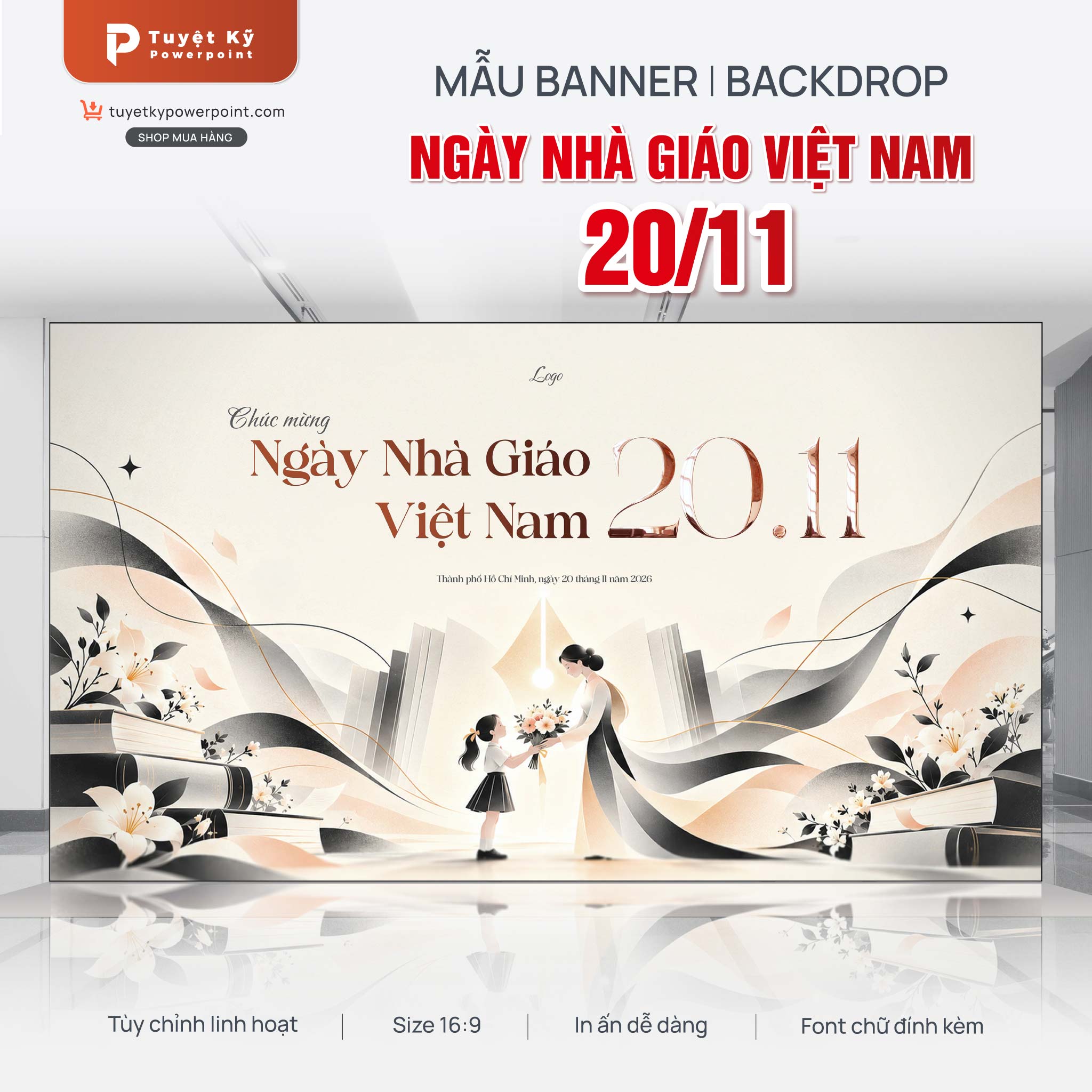 backdrop ngày nhà giáo việt nam 20/11