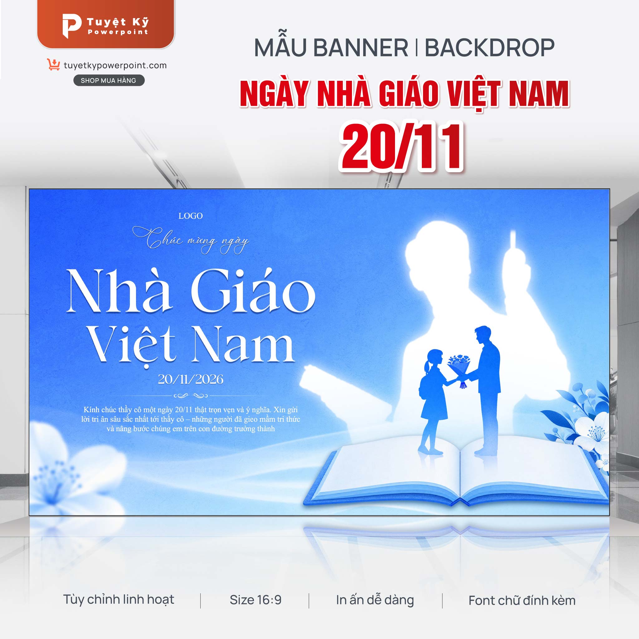 backdrop ngày nhà giáo việt nam 20/11