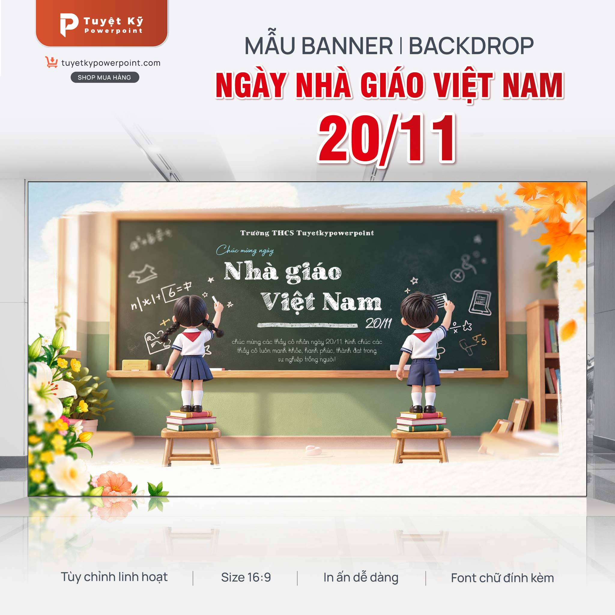 backdrop ngày nhà giáo việt nam 20/11