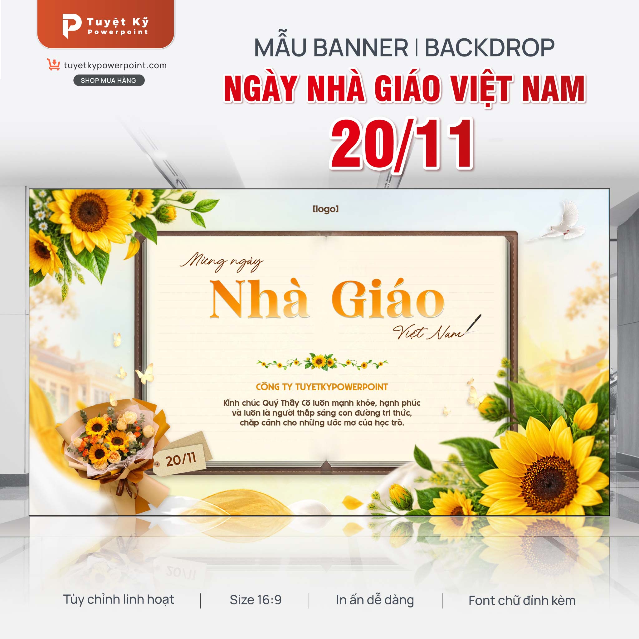 backdrop ngày nhà giáo việt nam 20/11