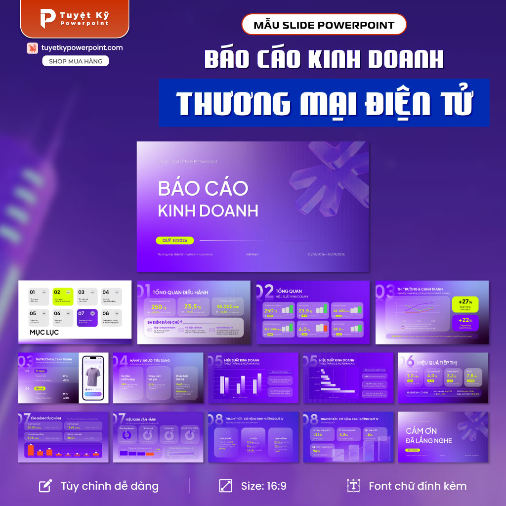 báo cáo kinh doanh thương mại điện tử