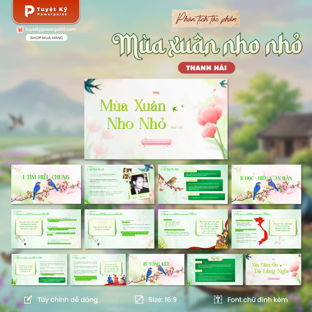 phân tích tác phẩm mùa xuân nho nhỏ