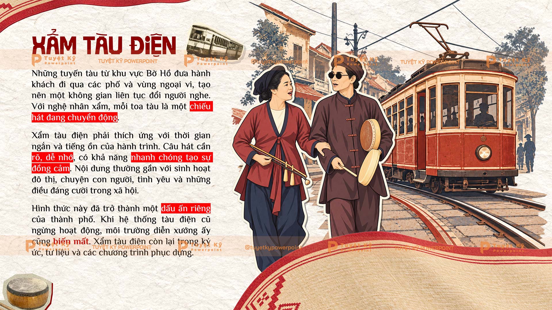 xẩm tàu điện